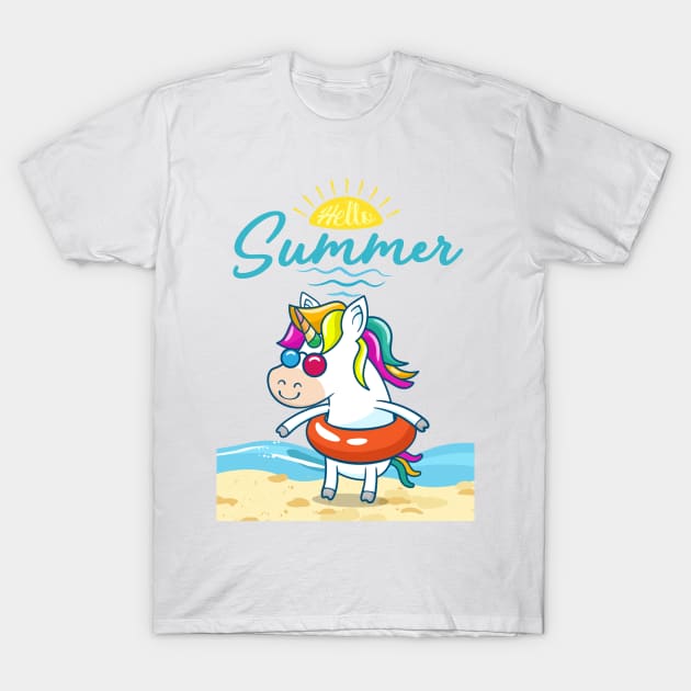 Hello Summer T-Shirt by cutie_eyes